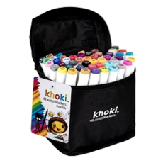 Dual Nib Artist Markers - 48 Piece